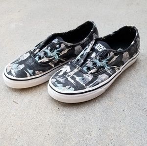 RARE Vans Star Wars Authentic Darkside/Planet Hoth